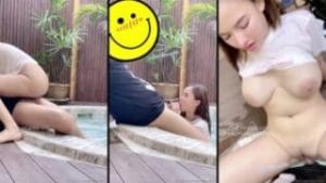Ngewe Cewek Gemoy Jeenzen di Kolam Renang Outdoor 320x180