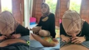 Sepongan Gadis Manis Hijab Imut Nyepong Pacar Viral 320x180